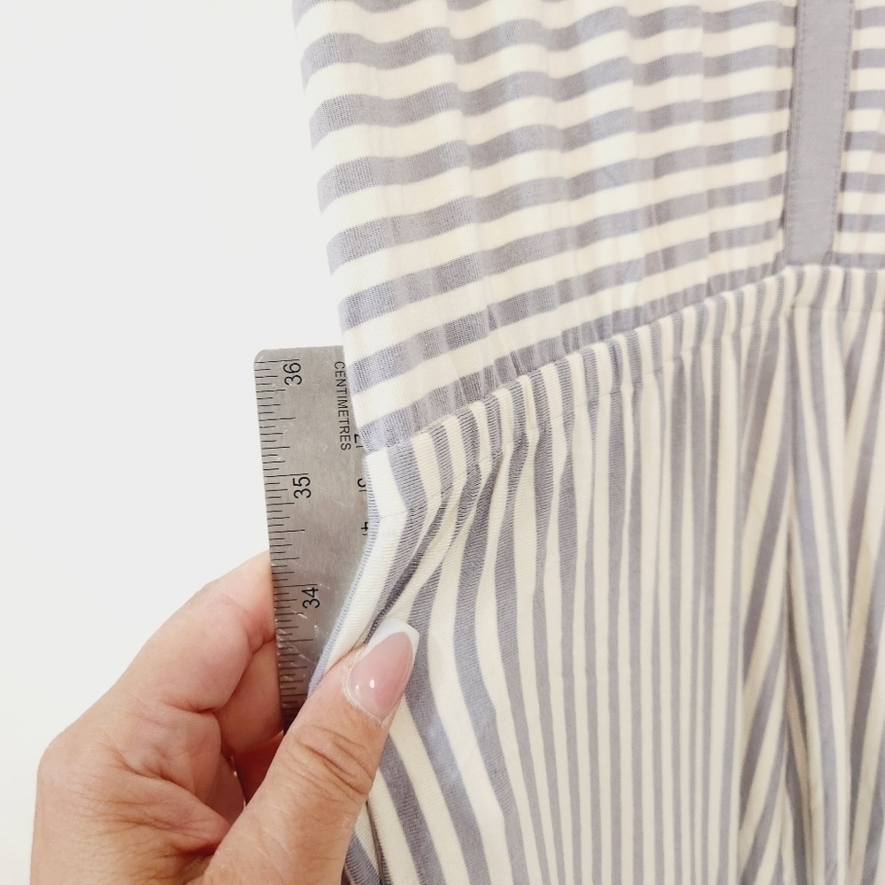 Matilda Jane Womens Stripes All Day Romper Outfit Gray Size - Picture 11 of 14